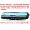 Espejo retrovisor /radio Bluetooth/ repetidor teléfono Bluetooth/ manos libres Modelo. EL-957-N1